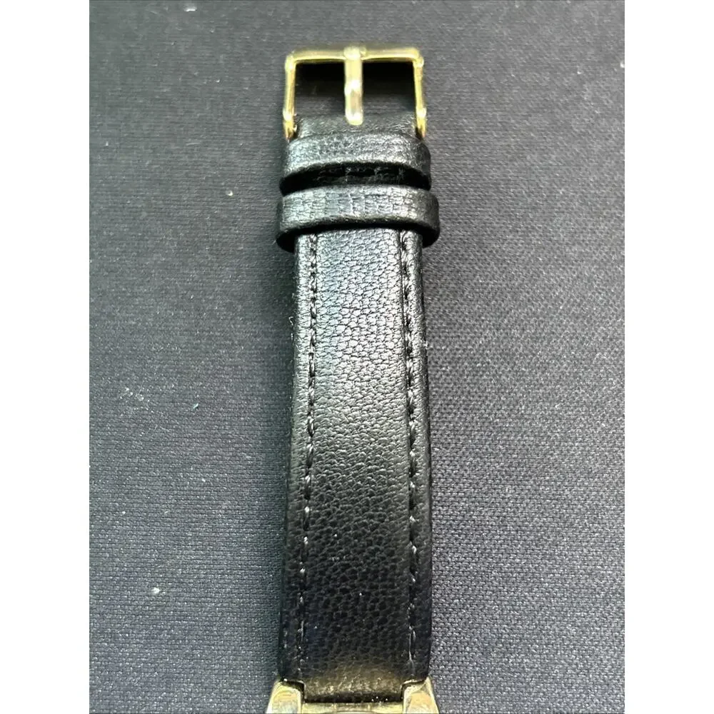 Armitron Gold Tone Case Black Dial And Band Women’s Quartz Watch